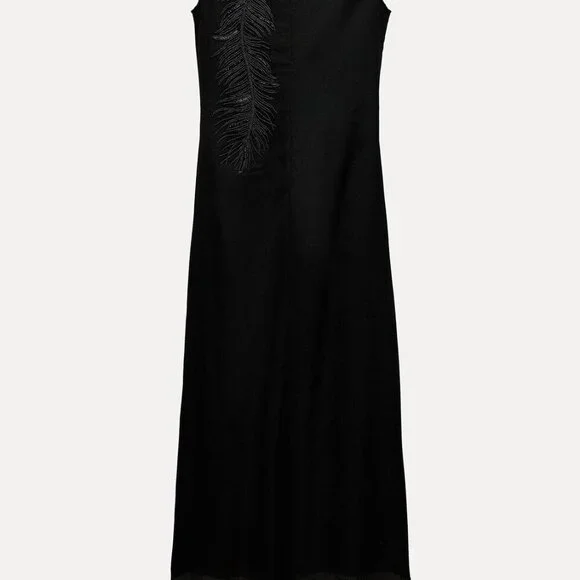sachin and babi light blue dress Green Embroidered Midi Dress